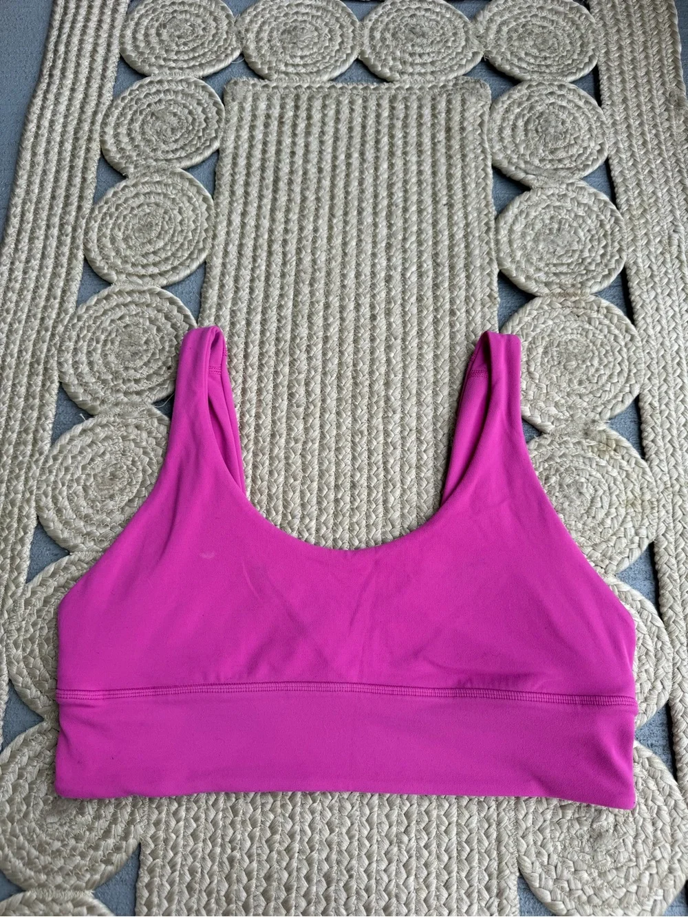 Lululemon Pink Bright Athletic Sports Bra Top Size 12